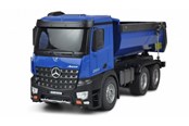 Ferngesteuert - Amewi Mercedes-Benz Arocs Licensed Tipper Lorry 2.4GHz RTR Blue - 22537