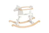 Baby Spielzeug - Goki Wooden Rocking Horse White - 53933