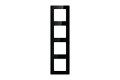 Smart-Home - Avatto Quadruple frame socket N-TS10-Frame-B4 (black) - N-TS10-Frame-B4