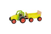 Holzspielzeug - Goki Wooden Tractor with Trailer - 55886