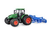 Ferngesteuert - Amewi RC Tractor with Cultivator 1:24 RTR Green - 22640