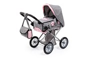 Puppen & Zubehör - Bayer Design Doll's Pram City Star Grey (13633AA) - 13633AA