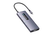 USB-Hubs - BlitzWolf Adapter 10in1 HUB BW-NEW TH8 USB-Hubs - USB 3.0 - 10 - Grau - BW-NEW TH8