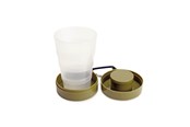 Camping & Outdoor - Kikkerland - Collapsible Tumbler w Pill Compart (CU340) - CU340