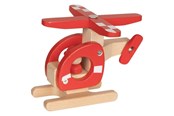 Holzspielzeug - Goki Wooden Helicopter Red - 55904
