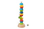 Brettspiele - Goki Wooden Wobbling Tower Game 15 pcs. - 56752