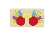 Puzzle - Goki Wooden Counting Puzzle Hand 14 pcs. Holz - 57875