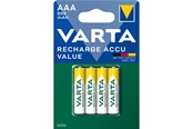 Batterien und Akkus - VARTA Rechargable Accu battery - 4 x AAA type - NiMH - 56613101404