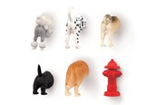 Einrichtung - Kikkerland - Dog Butt Magnets 6 Per Set - MG17