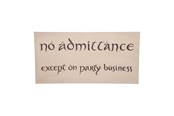 Merchandise - Weta Workshop - The Hobbit - No Admittance Sign - Plakat - 872801433
