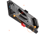 Batterien und Batteriegriffe - HEDBOX UNIX-FX9 V-Mount Adapter Power Plate - UNIX-FX9