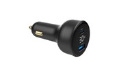 Handys - Adapter und Ladegeräte - Gembird Car Power Adapter with LCD display - USB Type-C PD - 30W - TA-UC-AC2PD30LCD-CAR-01