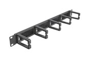 Netzwerkzubehör - DeLOCK Cable Management Brush Strip with 5 hooks - 66490