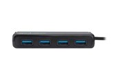 USB-Hubs - IC INTRACOM Manhattan USB-C Dock/Hub USB-Hubs - 4 - Schwarz - 164924