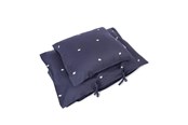 Spielzeug - Filibabba Baby Bettwäsche GOTS (70x100 cm) - Wal Christian Stickerei - Midnight - FI-03293
