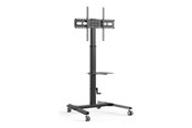 Wandhalterungen, AV-Halterungen & AV-Möbel - TECHLY cart - for LCD TV - with shelf - black - Max 40 kg - recommended for 70" - ICA-TR228