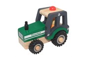 Holzspielzeug - Magni Wooden Tractor with Rubber Wheels - 3895