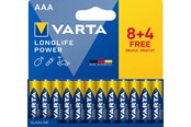 Batterien und Akkus - VARTA Longlife Power AAA - 12-Pack (8+4) - 4903121772