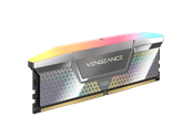 RAM - Corsair Vengeance RGB DDR5-8000 - 48GB - CUDIMM für Intel - CL38 - Dual Channel (2 pcs) - Intel XMP - Silber mit RGB - CMHC48GX5M2X8000C38
