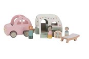 Holzspielzeug - Little Dutch Toy Car with Caravan - LD8022