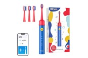 Elektrische Zahnbürsten - Bitvae Elektrische Zahnbürste Sonic toothbrush for kids with app and tip set BVK7S (blue) - K7S blue