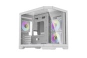 Gehäuse - Darkflash FT418 computer case + 6 aRGB fans (white) - Gehäuse - Minitower - Weiß - FT418 White