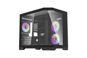 Gehäuse - Darkflash FT418 computer case + 6 aRGB fans (black) - Gehäuse - Minitower - Schwarz - FT418 Black