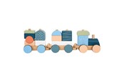 Baby Spielzeug - Small Foot - Wooden Stacking Block Train Arctic 16 pieces. - 12449