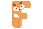 Kreativ-Spiele - Small Foot - Wooden Animal Children's Letter - F - 12513