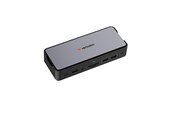 Dockingstationen - Verbatim Pro - docking station - USB-C - 2 x HDMI DP - 1GbE - SSD 256 GB - 32174