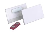 Konferenz und Präsentation - DURABLE Namensschild 40x75 mm mit Magnet - 811619