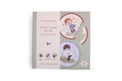 Babypflege - Filibabba Set mit 5 runden Puzzles - Forest friends - FI-03321