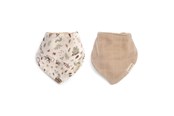Babypflege - Filibabba Bandana-Lätzchen 2er-Pack GOTS - Little Wonders + Warm Grey - FI-03365
