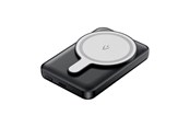 Powerbank (Akku) - Vention FHSB0 5000mAh 20W magnetic powerbank+ USB-A to USB-C cable (black) - 5000 mAh - FHSB0