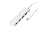 USB-Hubs - j5create USB-C to 4-Port USB Hub USB-Hubs - USB 3.2 - 4 - Weiß - JCH342EW-N