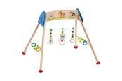 Baby Spielzeug - Goki Wooden Baby Gym Farm Animals with Sound - 65208