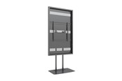 Wandhalterungen, AV-Halterungen & AV-Möbel - Multibrackets M Pro Series enclosure - Slim - for LCD display - dual pole - black - Max 50 kg - recommended for 75" - 7350022738225