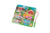 Baby Spielzeug - Bigjigs Magnetic Maze Game - Farm - 34010