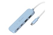 USB-Hubs - j5create JCH342EC - hub - USB-C - 4 ports USB-Hubs - 4 - Blau - JCH342EC-N