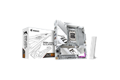 Mainboard - GIGABYTE B850M AORUS ELITE WIFI6E ICE Mainboard - AMD B850 - AMD AM5 - DDR5 RAM - Micro-ATX - B850M A ELT WF6E ICE