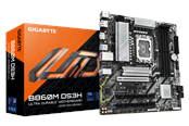 Mainboard - GIGABYTE B860M DS3H Mainboard - Intel B860 - Intel LGA1851 - DDR5 RAM - Micro-ATX - B860M DS3H