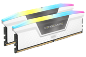 RAM - Corsair Vengeance RGB DDR5-6000 - 32GB - CL30 - Dual Channel (2 pcs) - AMD EXPO & Intel XMP - Weiß mit RGB - CMH32GX5M2B6000Z30W