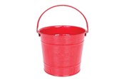 Spiele im Freien - Bigjigs Red Metal Bucket - BJ296