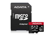 Speicherkarten - A-Data High Endurance MicroSD/SD - 100MB/s - 512GB - AUSDX512GUI3V30SHA2-RA1