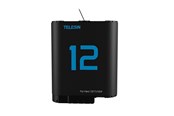 Batterien und Batteriegriffe - TELESIN lithium battery for GoPro Hero 12/11/10/9 (blue) - S0-ECB-02-TGP