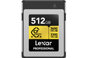 Speicherkarten - Lexar Professional CFexpress 4.0 Pro Gold - 3600MB/s - 512GB - LCXEXP4512G-RNENG