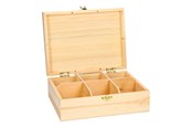 Kunst & Handwerk Ausstattung - Playwood - Decorate your own Wooden Tea Chest 6 compartments - SL012