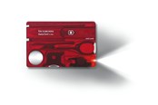 Schreibtischzubehör - Victorinox SwissCard Lite - Red Transparent - V-0.73 00.T