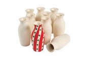 Kreativ-Spiele - Colorations - Decorate your own Ceramic Vase Set of 12 - CHMINIVA