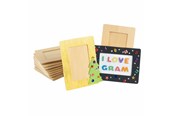 Bausets - Colorations - Decorate your own Wooden Photo Frame Set of 12 - CHWDFRM